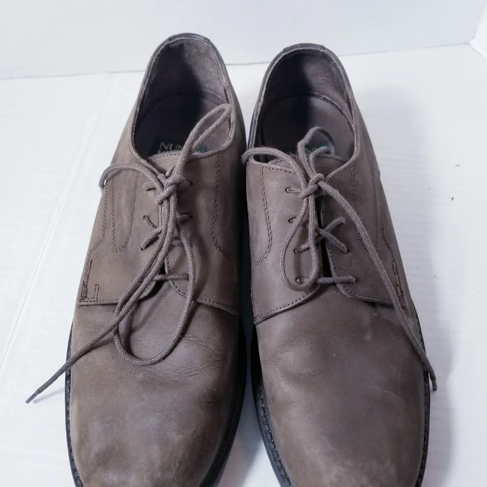 NUNN BUSH BROWN LEATHER UPPER MEN'S DRESS SHOE SIZE 10
